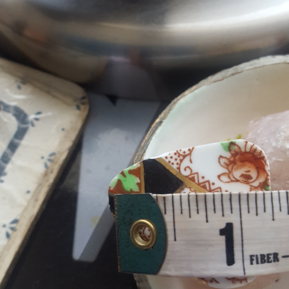 Adjustable Hand made Ceramic Ring - Picture 3 of 6